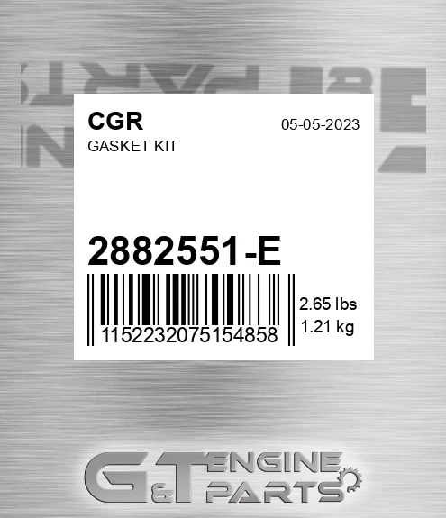 2882551-E Gasket Kit