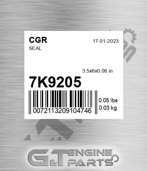 7K9205 Seal