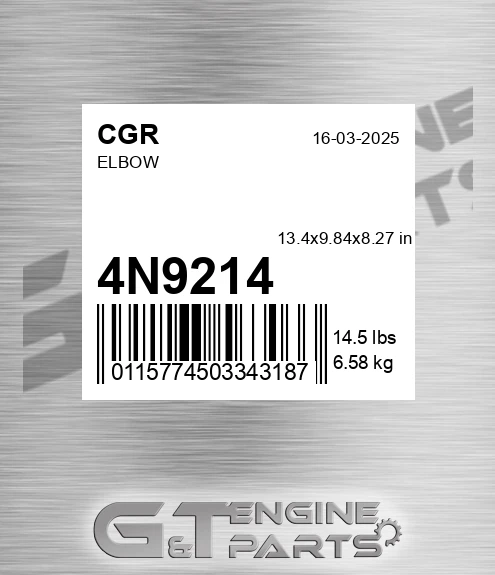 4N9214 CGR Elbow