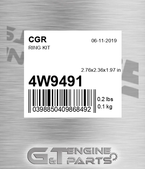 4W9491 Ring Kit