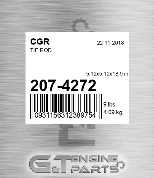 207-4272 Tie Rod