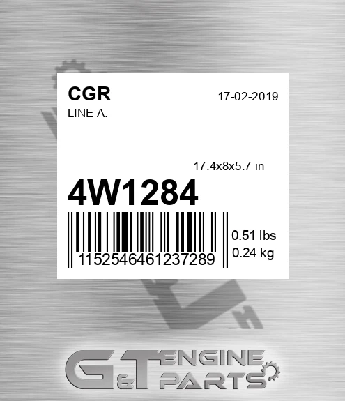 4W1284 Line A.