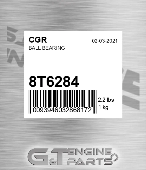 8T6284 Ball Bearing