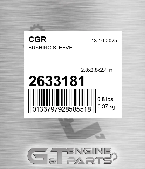 2633181 Bushing Sleeve