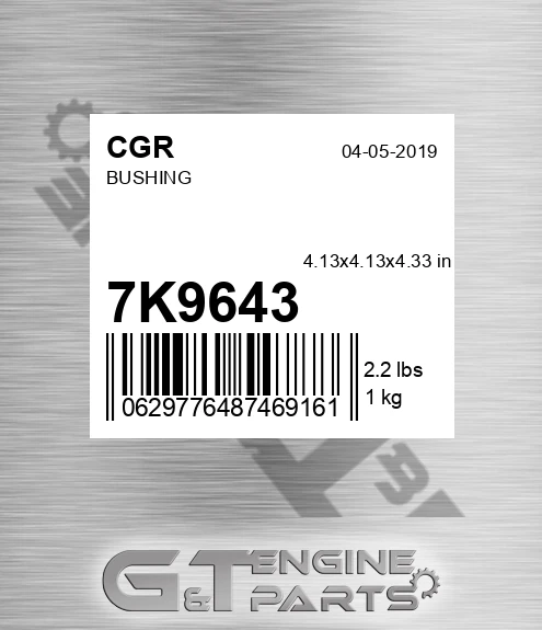 7K9643 Bushing
