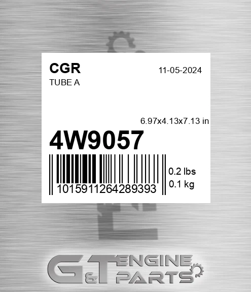 4W9057 Tube A