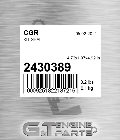 2430389 Kit Seal