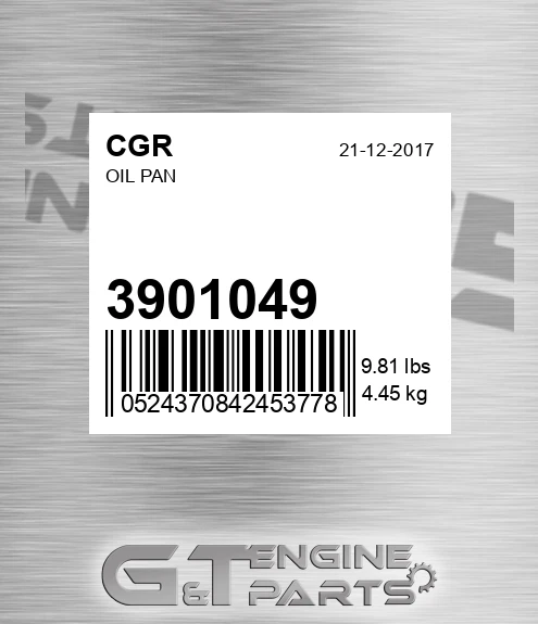 3901049 Oil Pan
