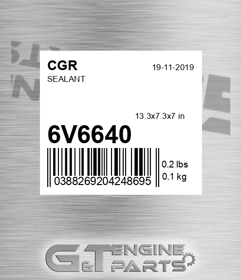 6V6640 Sealant for CGR
