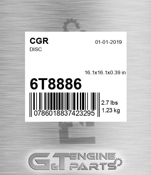 6T8886 CGR Disc