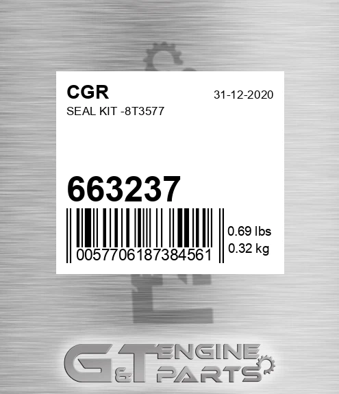 663237 Seal Kit -8t3577