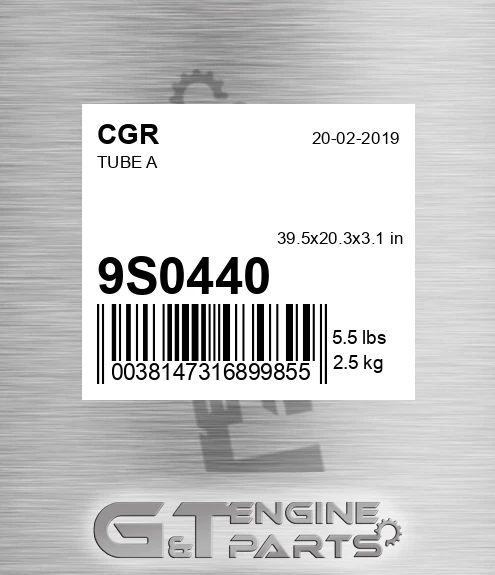 9S0440 CGR Tube A