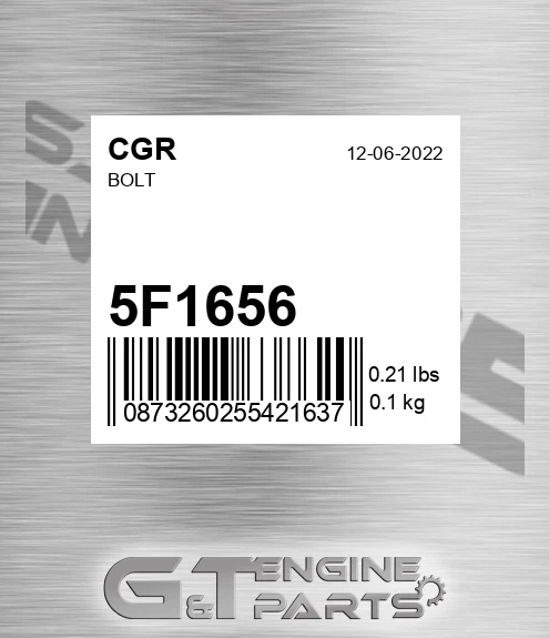 5F1656 Bolt