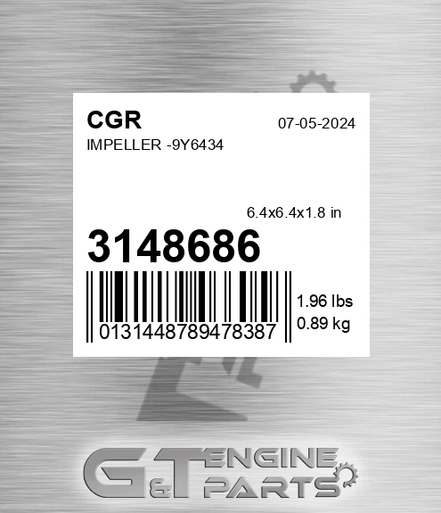 3148686 CGR Impeller -9y6434