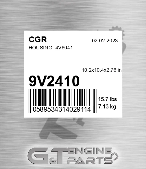 9V2410 Housing -4v6041 for CGR
