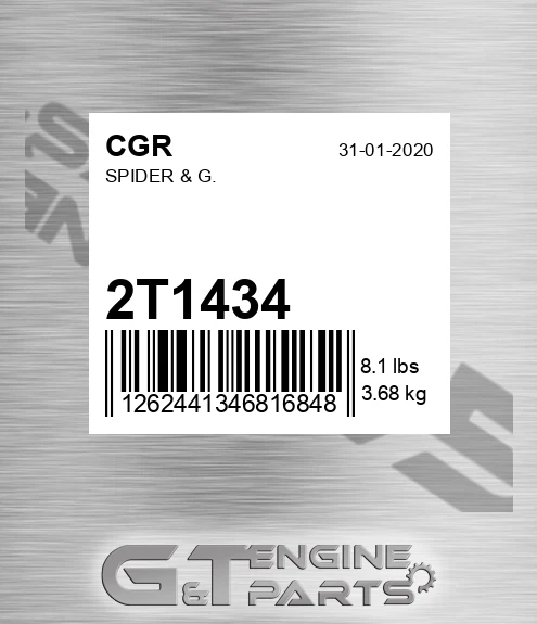 2T1434 Spider & G. for CGR