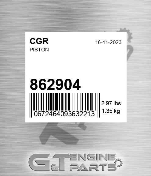 862904 Piston