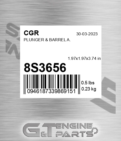 8S3656 Plunger & Barrel A. for CGR