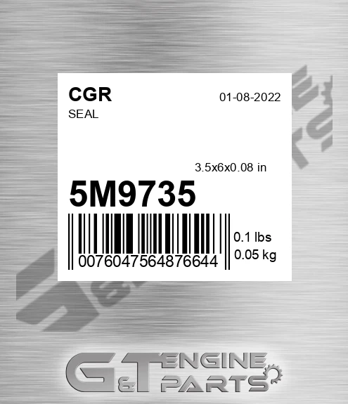 5M9735 CGR Seal