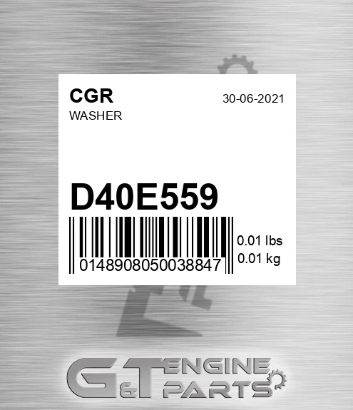 D40E559 Washer