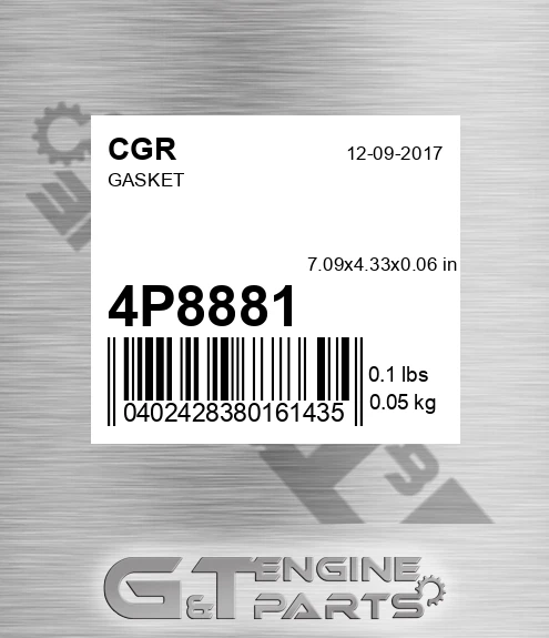 4P8881 CGR Gasket