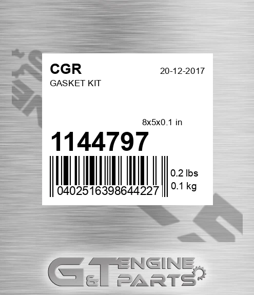 1144797 Gasket Kit