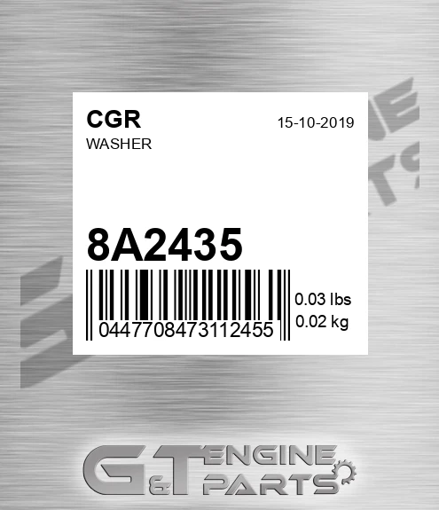 8A2435 CGR Washer