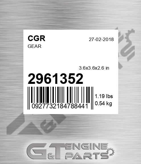 2961352 CGR Gear