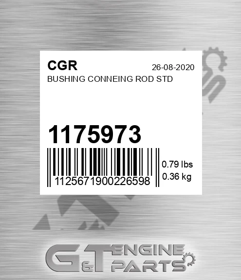 1175973 Bushing Conneing Rod Std for CGR