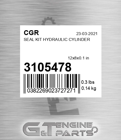 3105478 Seal Kit Hydraulic Cylinder
