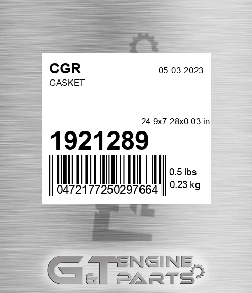 1921289 CGR Gasket