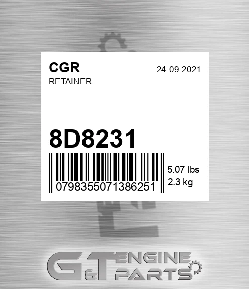 8D8231 Retainer