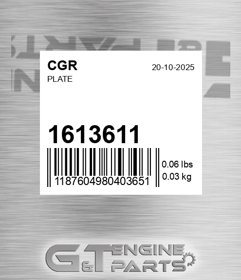 1613611 Plate