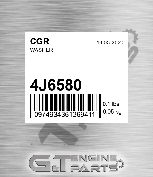4J6580 Washer