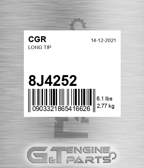 8J4252 CGR Long Tip