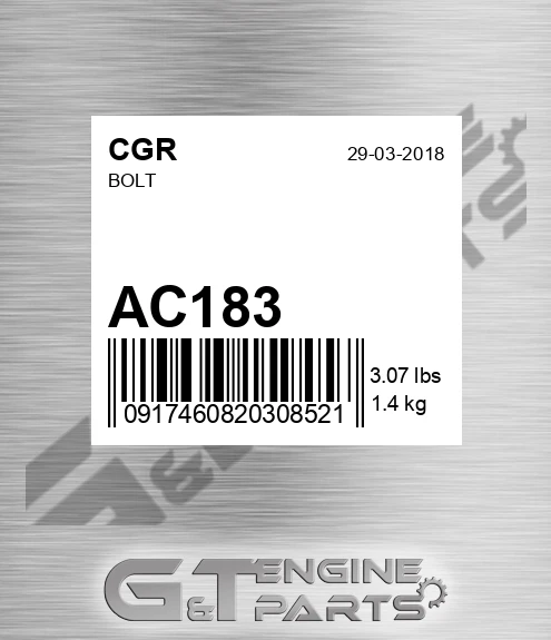 AC183 CGR Bolt
