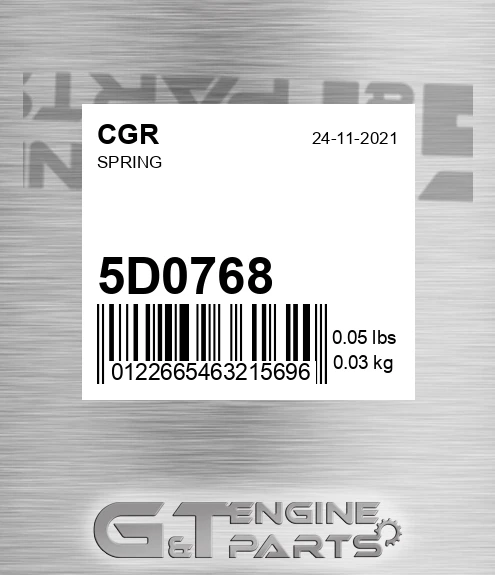 5D0768 CGR Spring