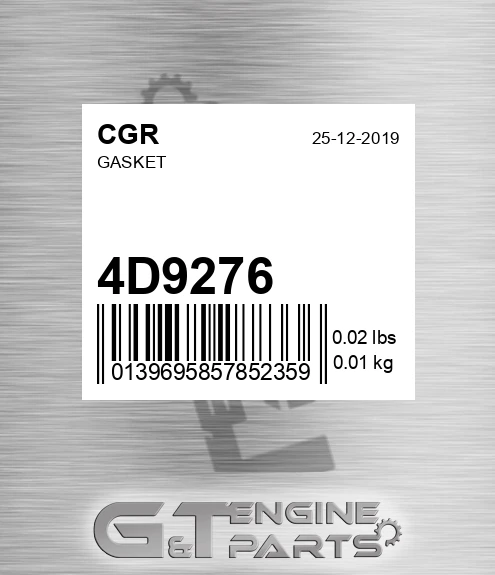 4D9276 CGR Gasket