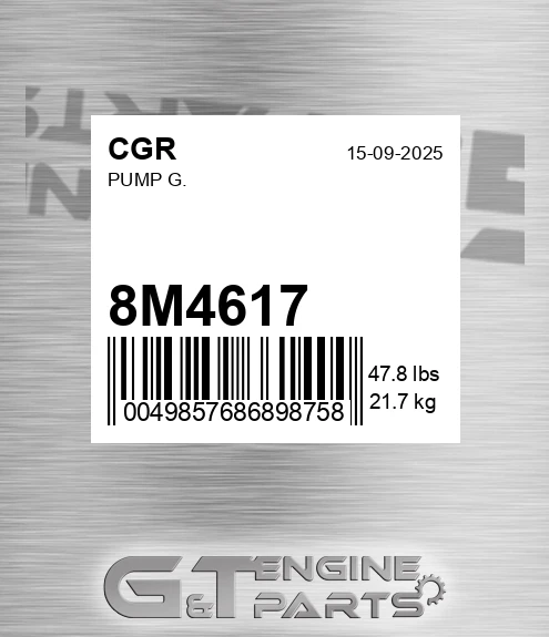 8M4617 CGR Pump G.