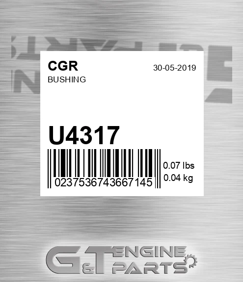 U4317 Bushing