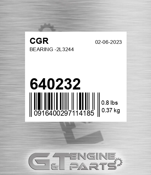 640232 Bearing -2l3244