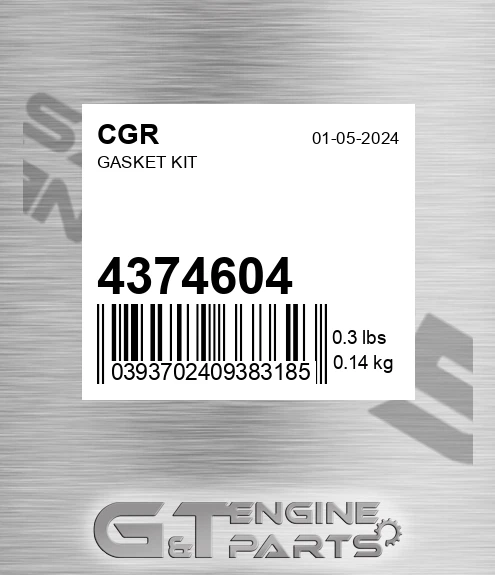 4374604 CGR Gasket Kit