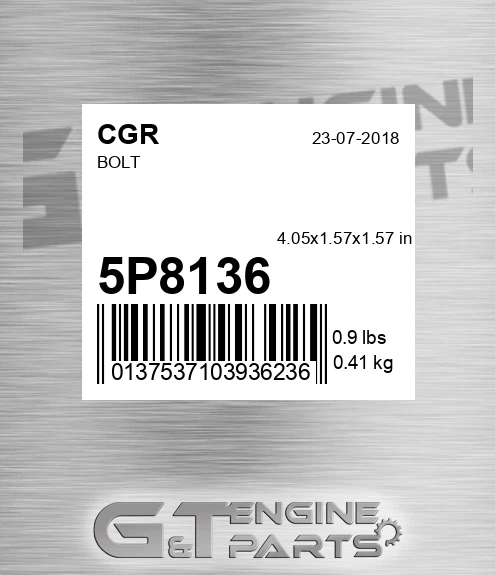 5P8136 Bolt