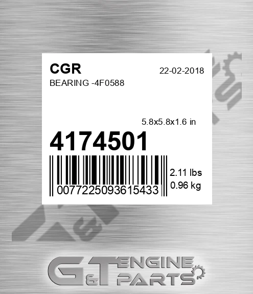 4174501 Bearing -4f0588