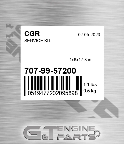 707-99-57200 Service Kit