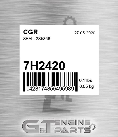 7H2420 CGR Seal -2s5866