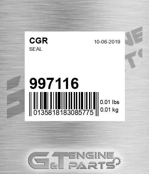 997116 CGR Seal