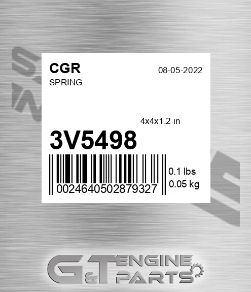 3V5498 CGR Spring