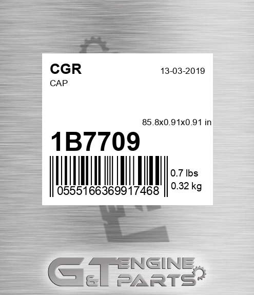 1B7709 CGR Cap