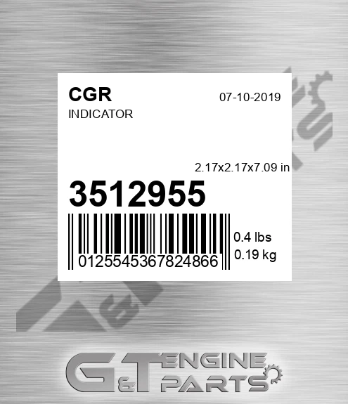 3512955 CGR Indicator